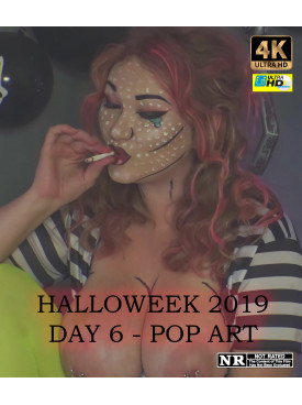 HALLOWEEK 2019 - DAY 6 - Pop Art Makeup -  02 November 2019  -  (HALLOWEEN SPECIAL) - 4K UHD DISC