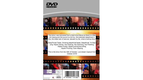 HALLOWEEK 2018 - 30/10 - Harley Quinn - (HALLOWEEN SPECIAL) -  4 DVD BOX SET!!!!!